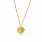 Julie Vos - Gold Necklace with Gemstone and Honeybee