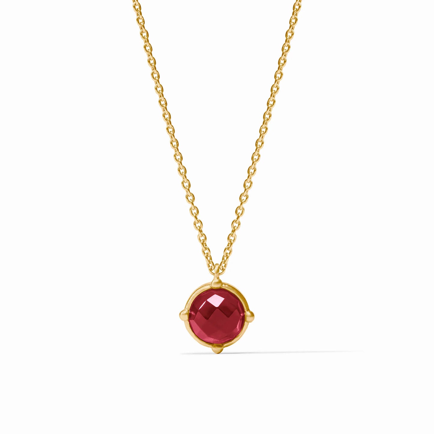 Julie Vos - Gold Necklace with Gemstone and Honeybee