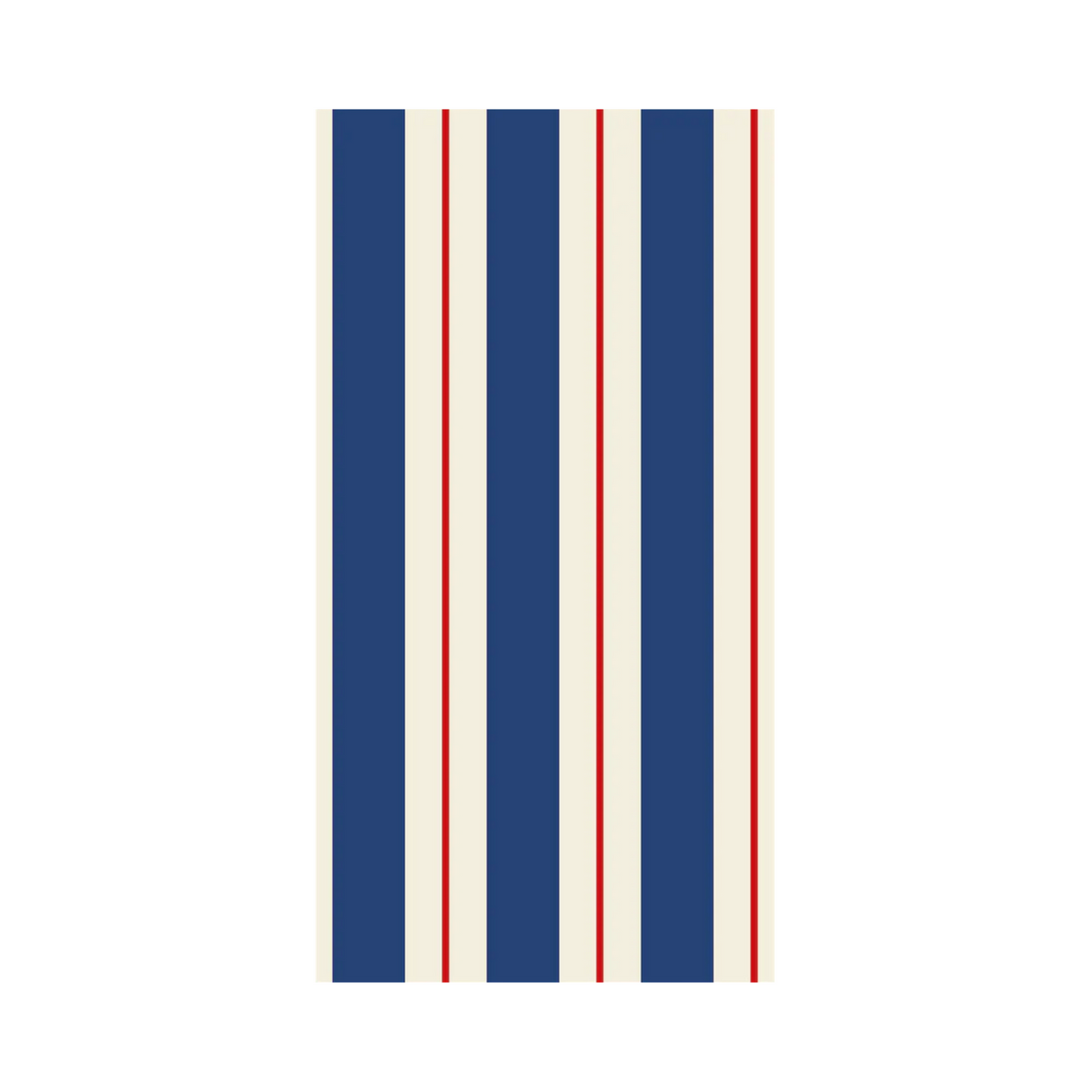 Red White and Blue Stripe Guest Napkins