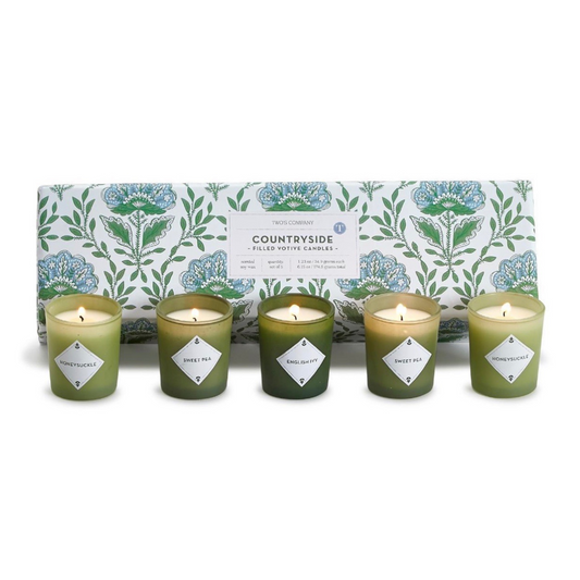 Countryside Green Boxed Candles