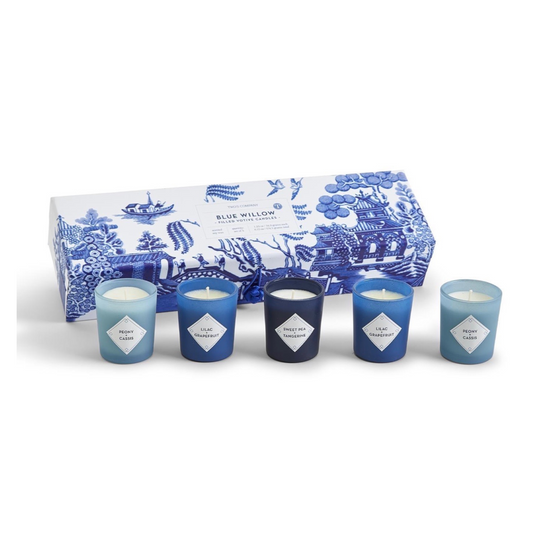 Blue Willow Candles Assorted