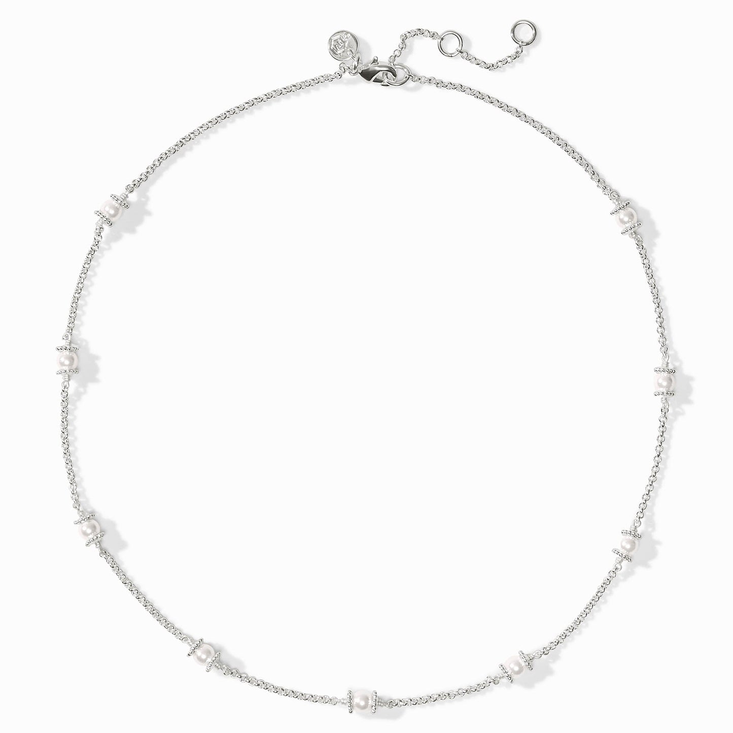 Julie Vos - Silver Necklace with Pearls