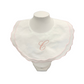 Scalloped Cotton Bib - Pink or Blue