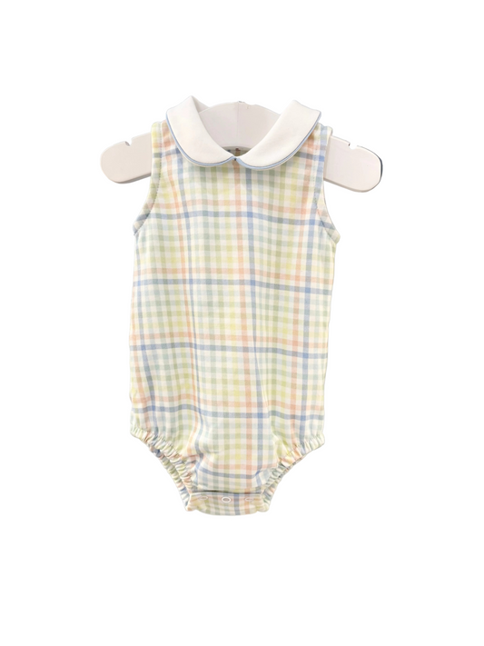 Baby Club Chic - Blue Gingham Print - Bubble