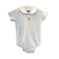 Baby Club Chic - Embroidered Noah's Ark on Blue Collection - Bib, Hat, Outfit, Blanket