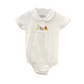 Baby Club Chic - Embroidered Safari on White Collection - Bib, Hat, Outfit, Blanket