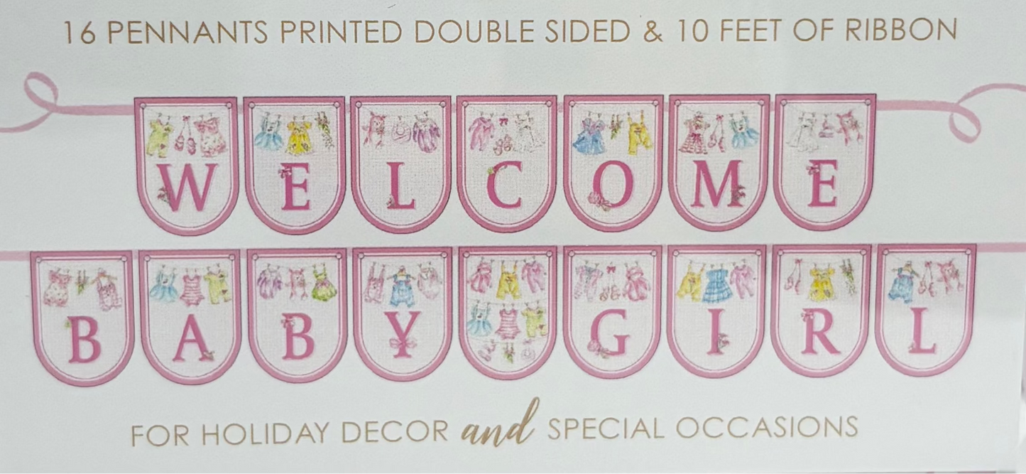 RosanneBeck - Party Banner - Welcome Baby