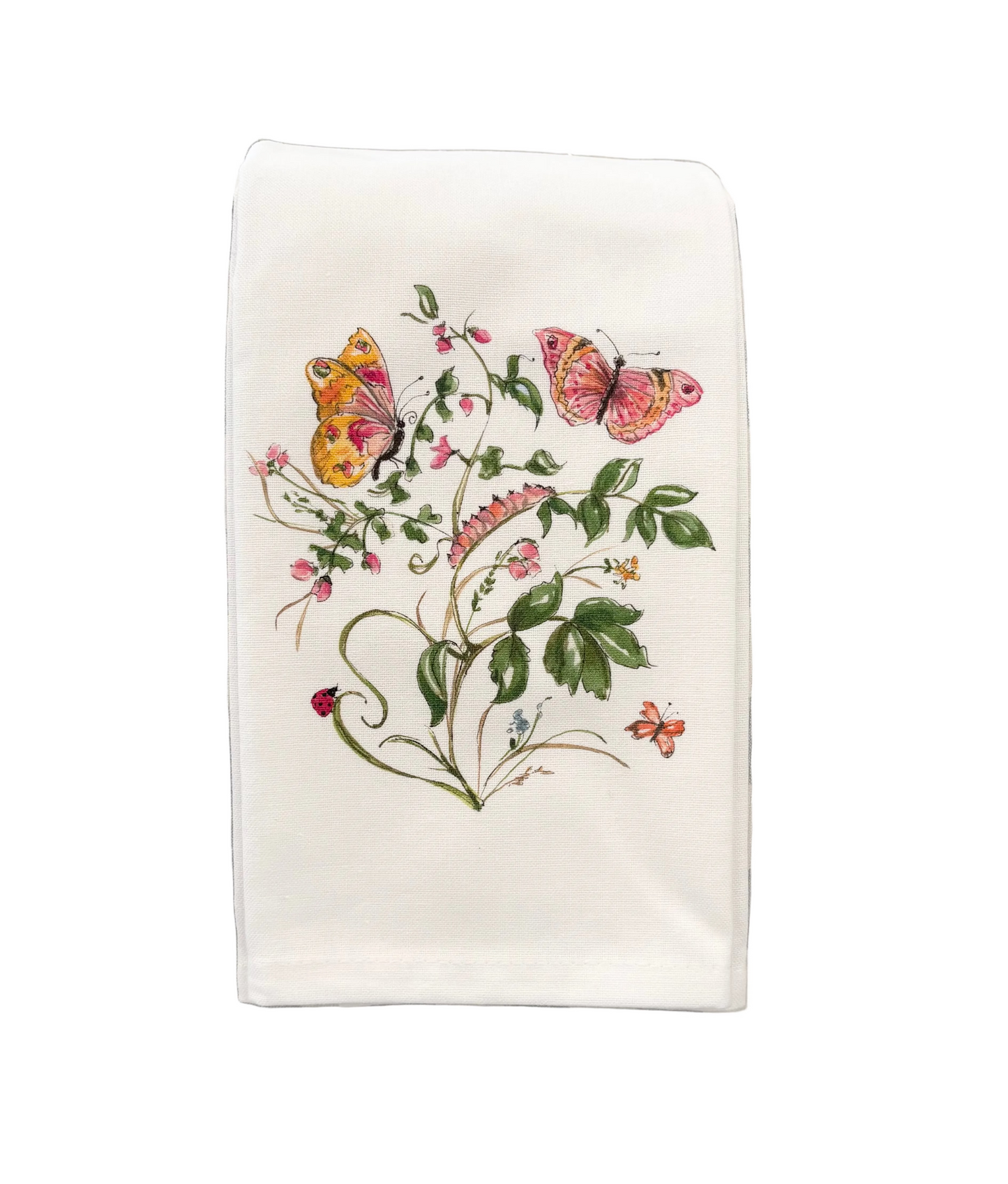 Rosanne Beck - Hand Towel - Pink Butterflies