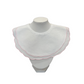 Scalloped Cotton Bib - Pink or Blue