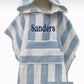 Elegant Baby - Stripe Hooded Terry Poncho - Pink or Blue