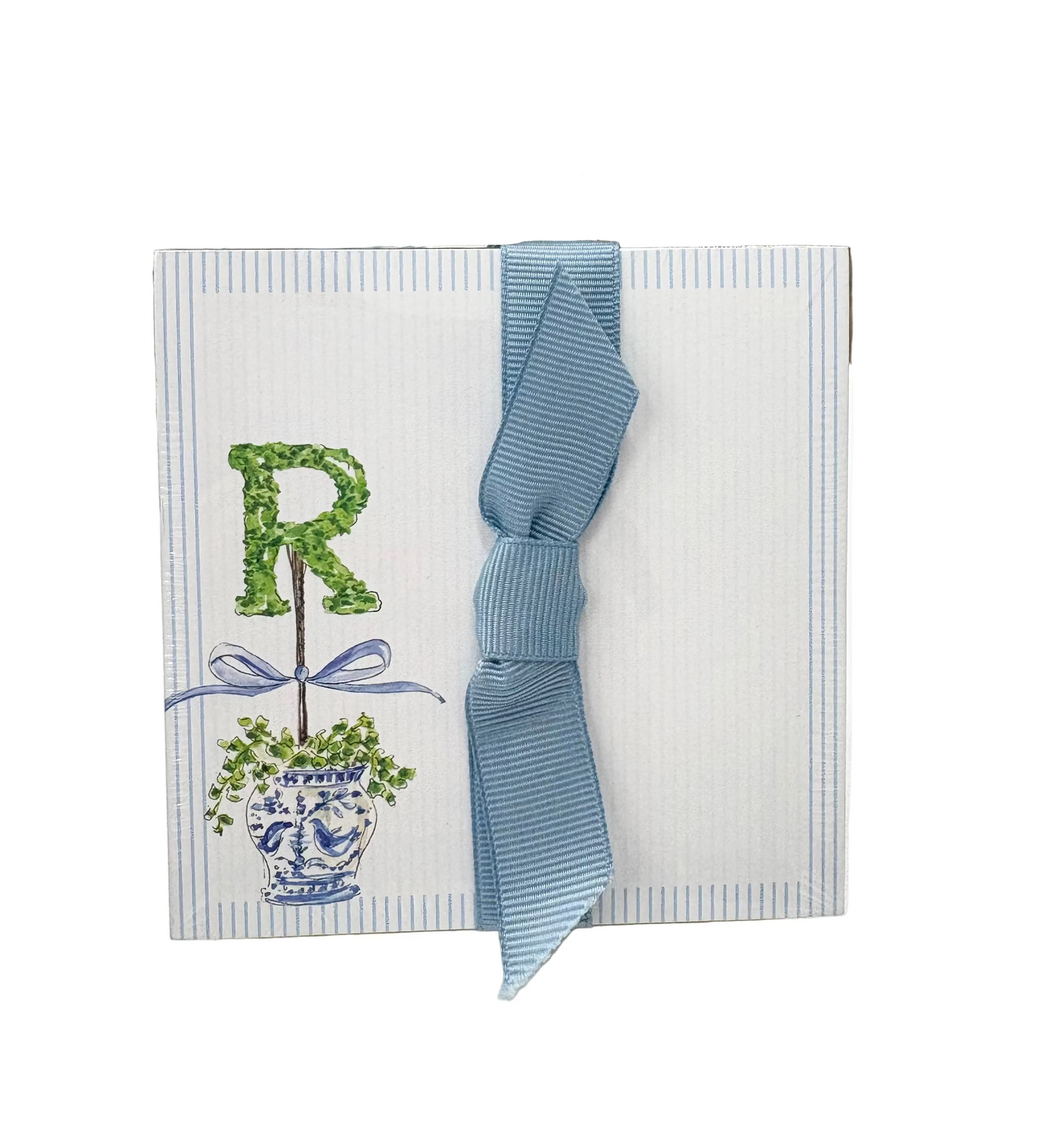 Rosanne Beck - Topiary Monogram - Mini Notepad