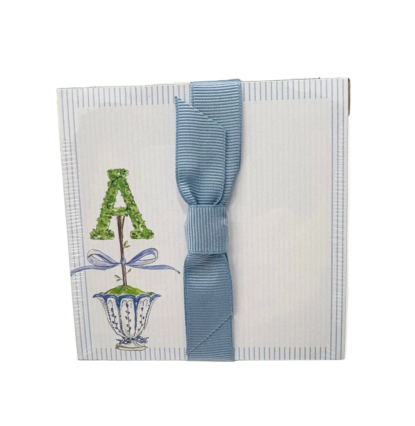 Rosanne Beck - Topiary Monogram - Mini Notepad