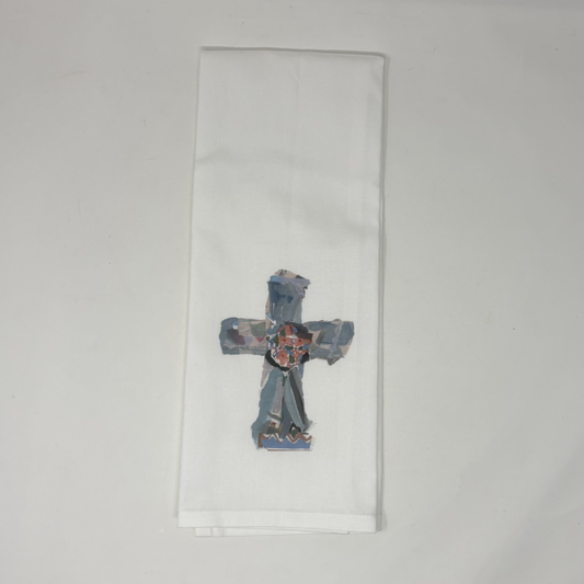 Blue Cross Kitchen Towel