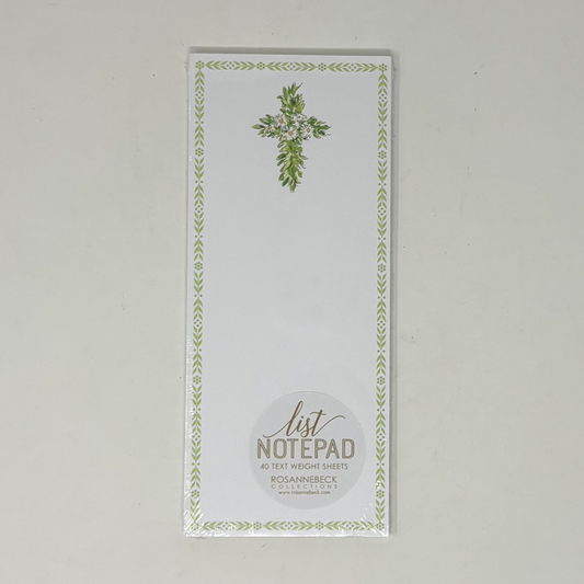 Greenery Cross Notepad