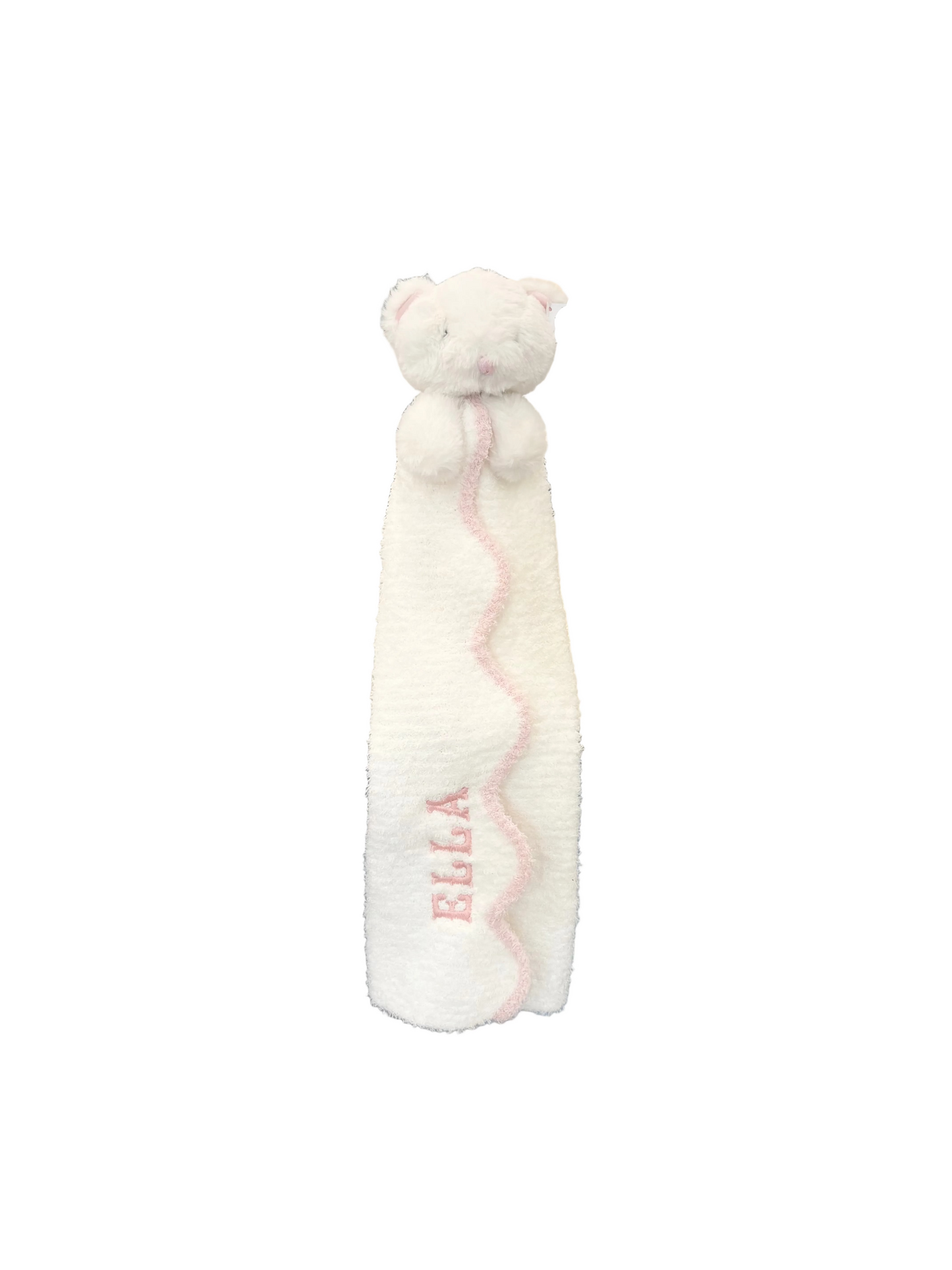 Musical Bear Lovey - Blue or Pink - Customizable