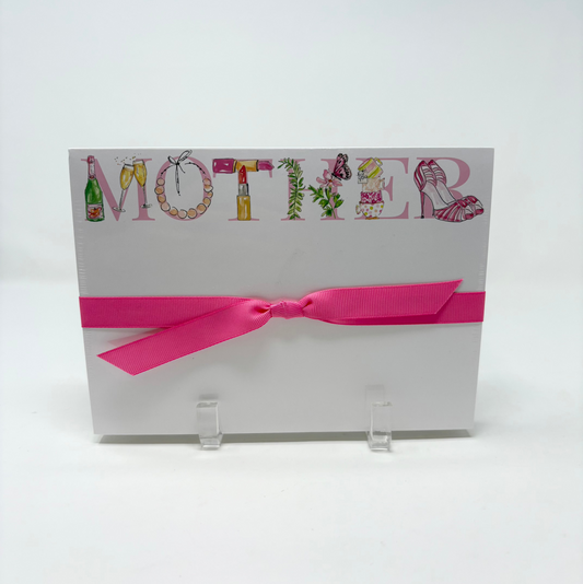 Large Notepad with Mother design