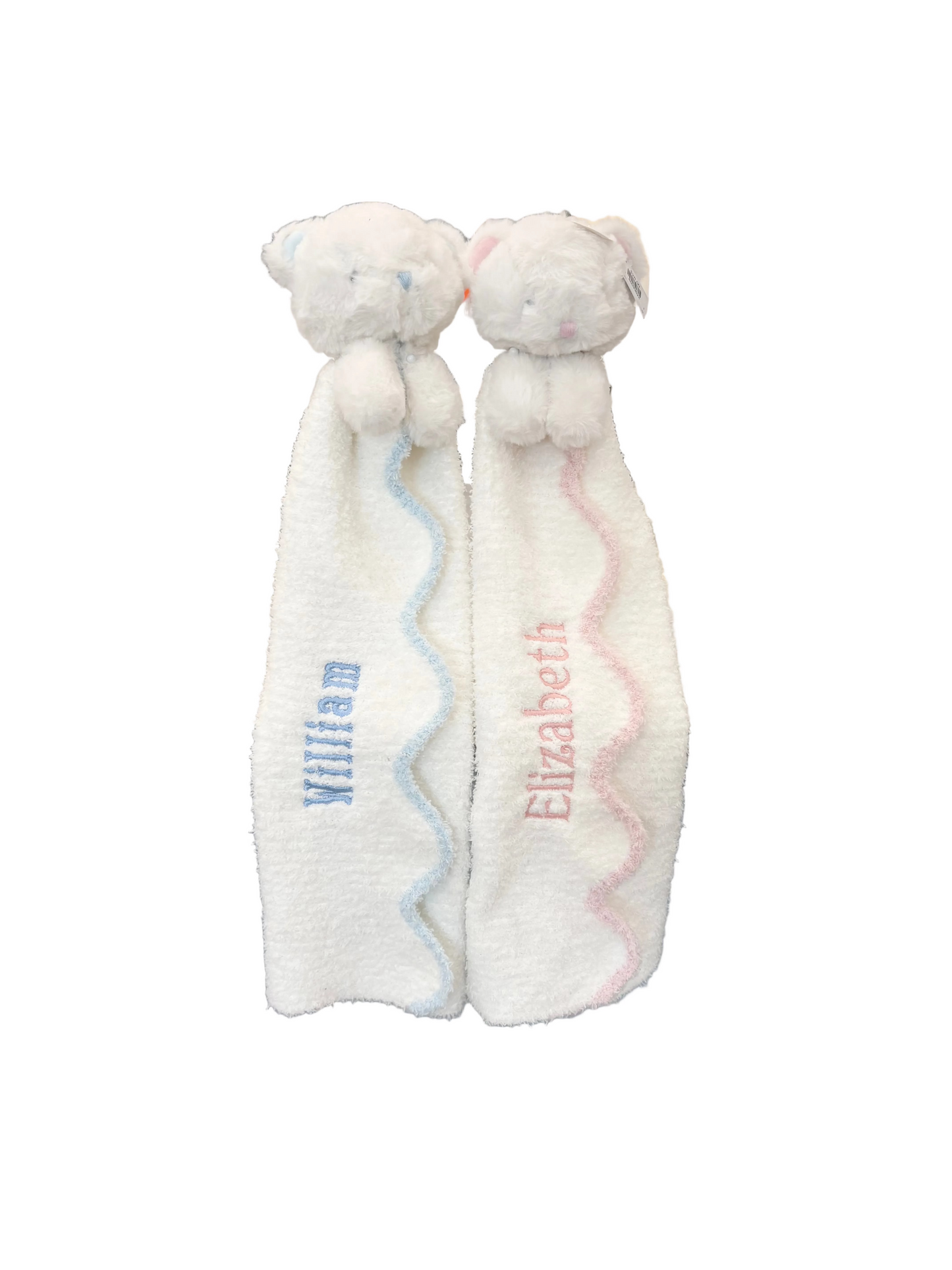 Musical Bear Lovey - Blue or Pink - Customizable