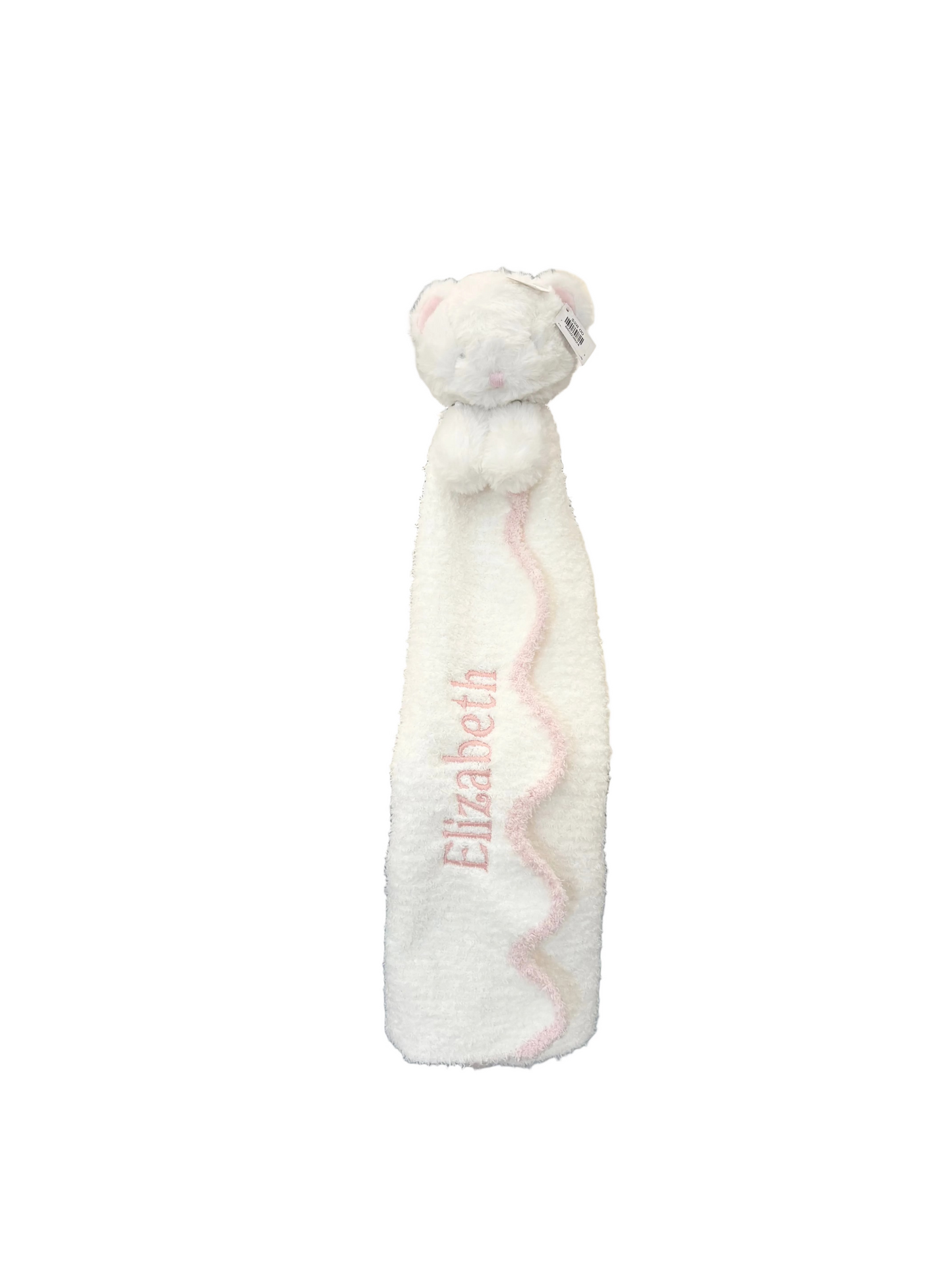 Musical Bear Lovey - Blue or Pink - Customizable
