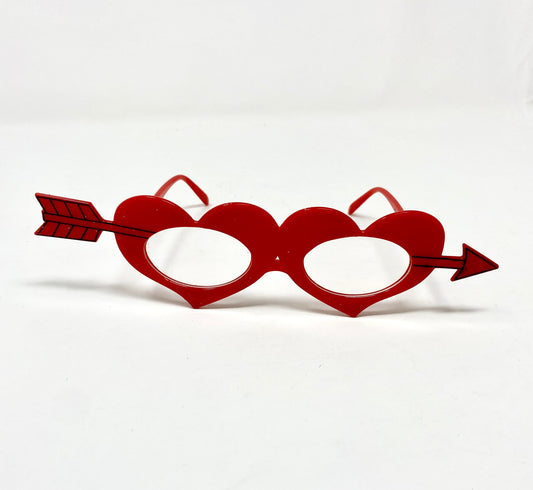 Red Valentine Heart Glasses