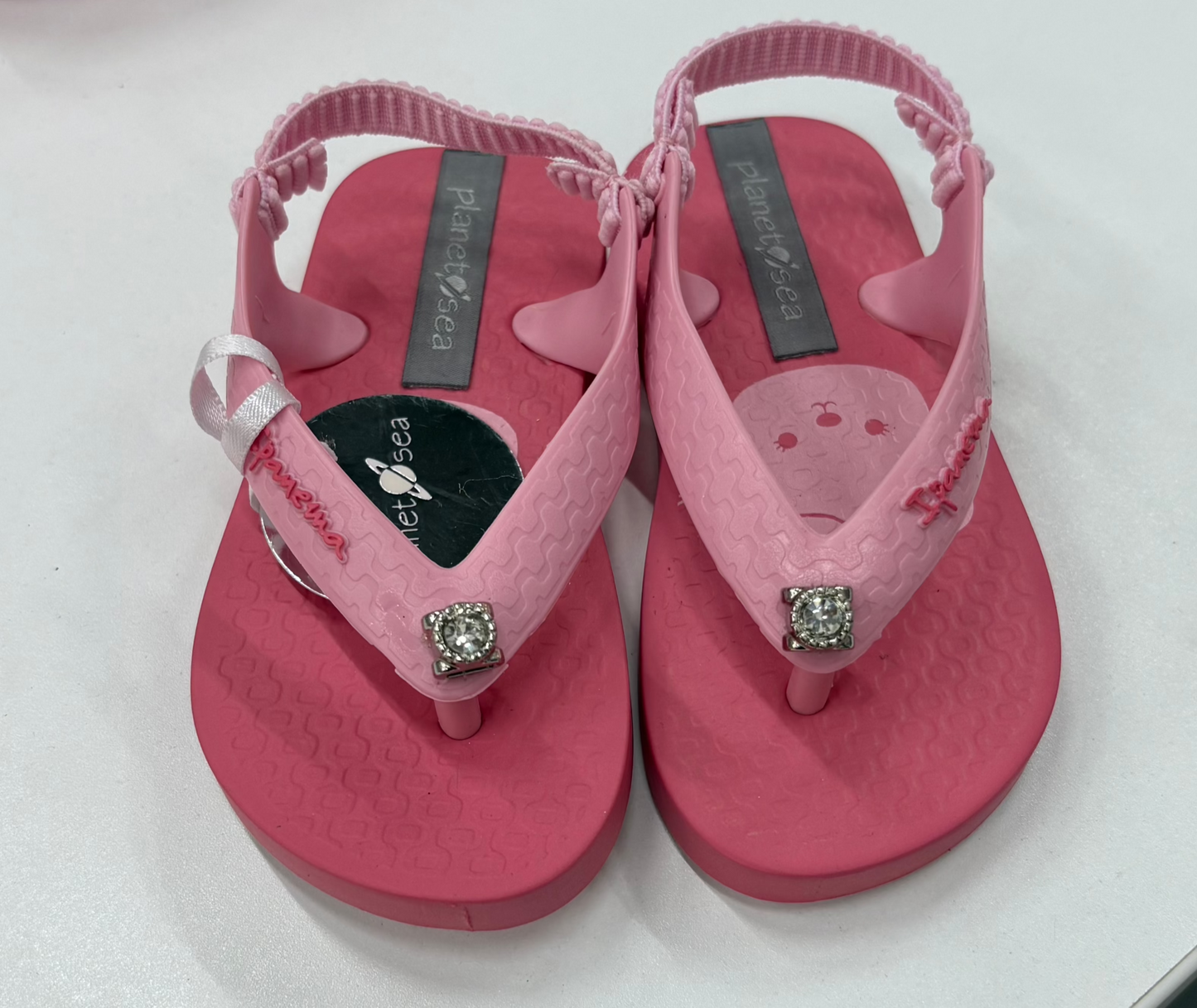Sandals with Rhinestone - Light Pink