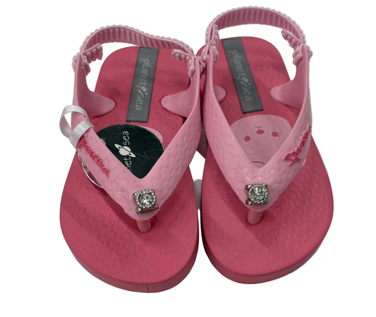 Sandals with Rhinestone - Light Pink