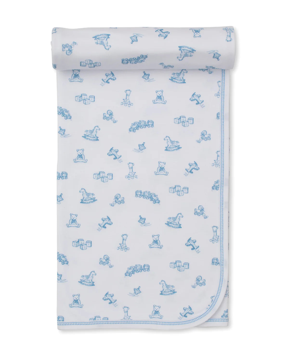 Kissy Kissy - Vintage Toy - Blanket or Bib - Pink or Blue