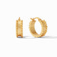 Julie Vos - 2-in-1 Gold Hoops with Beaded Detail