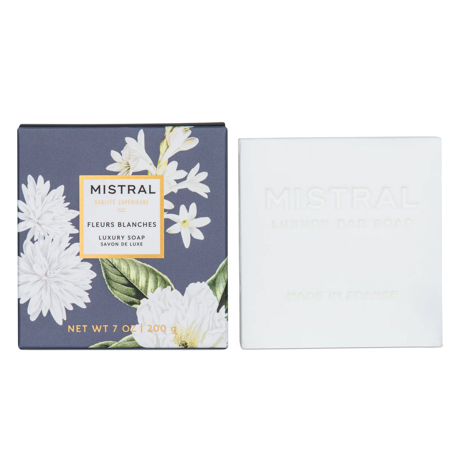 Mistral - Luxe Bar Soap - Fleurs Blanches