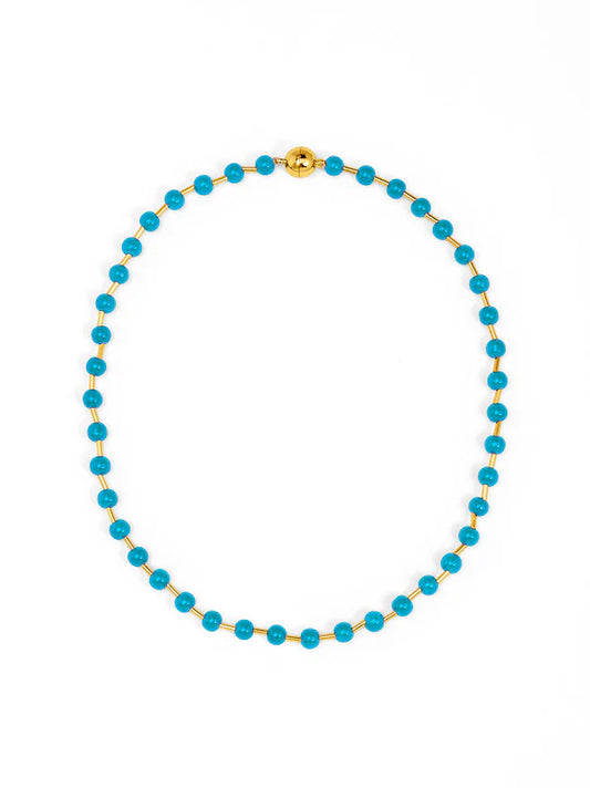 Glass Bead Magnet Closure - Necklace & Bracelet