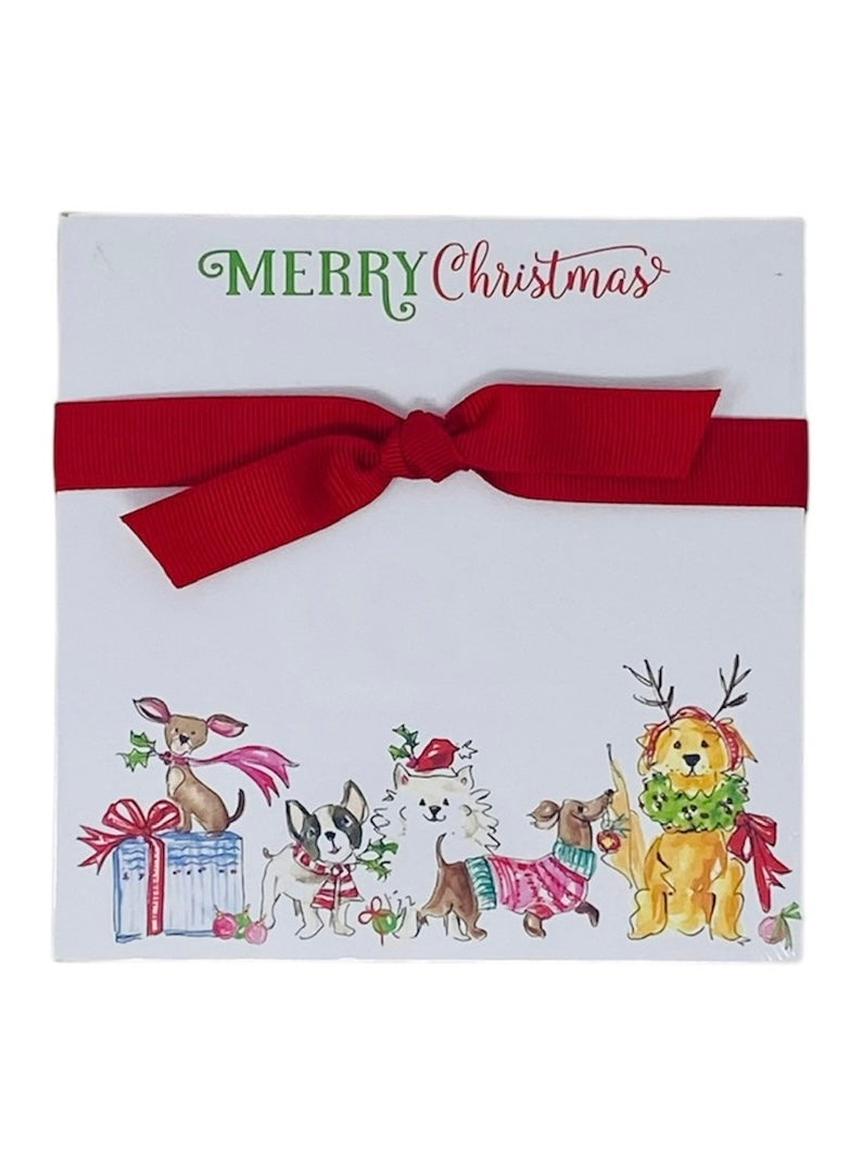 Rosanne Beck - Merry Christmas Dogs Notepad