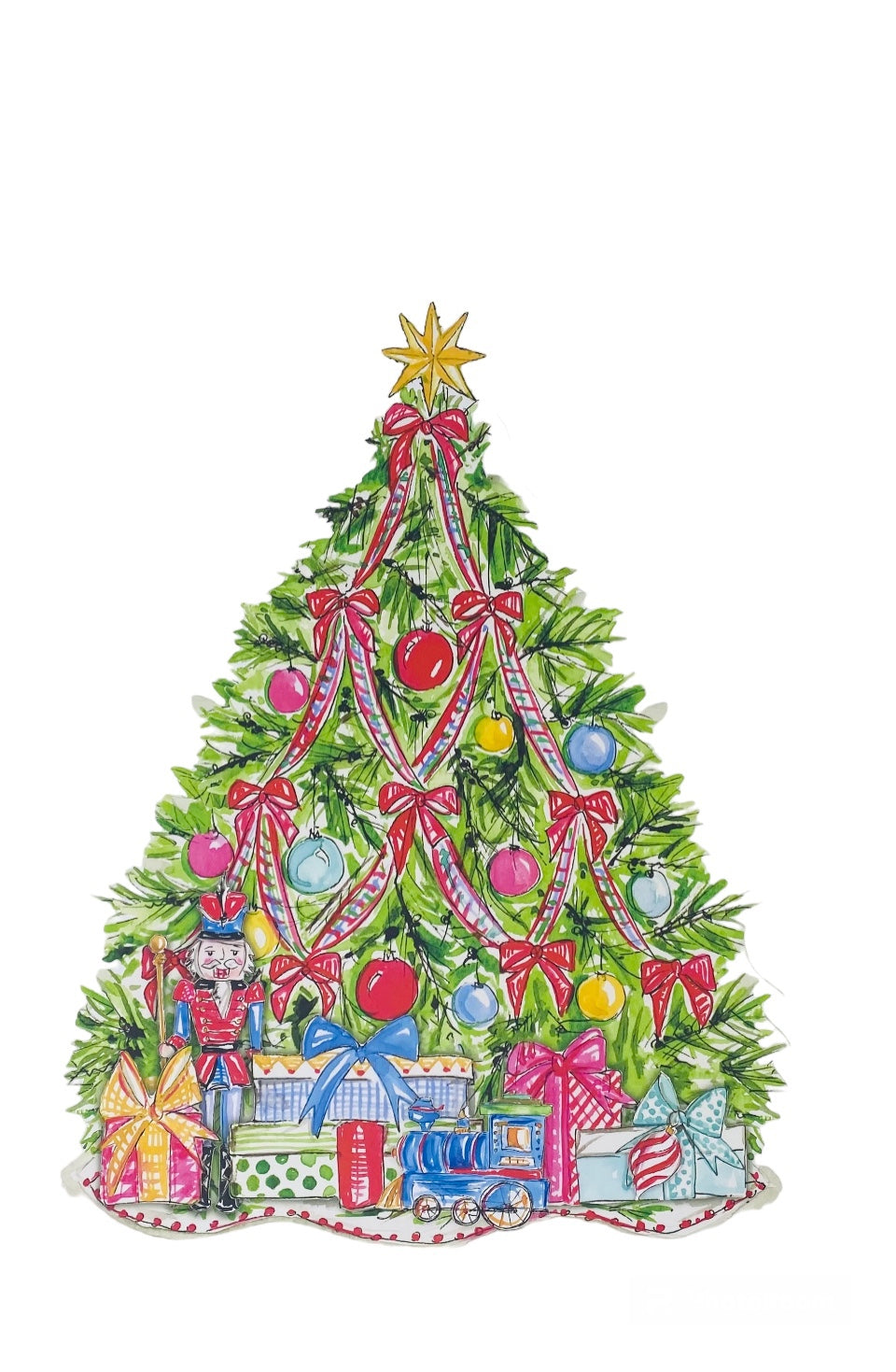 Christmas Tree Paper Placemat