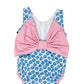 Sea Shells with Pink Bow Bathing Suit