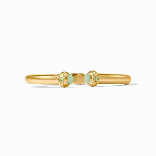 Julie Vos - Gold Cuff Bracelet with Gemstones