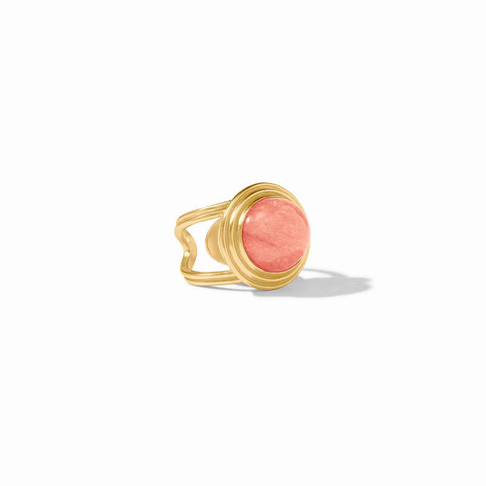 Julie Vos - Gold Ring with Jade Stone