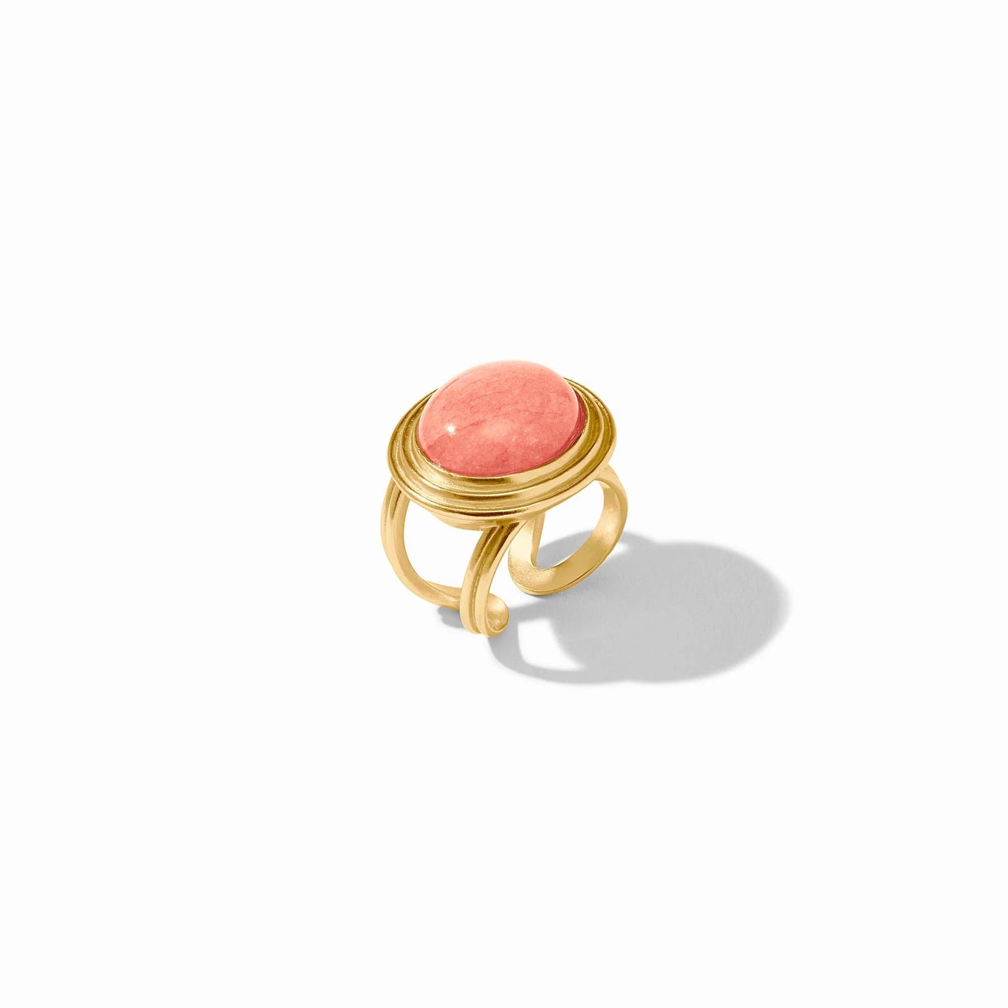 Julie Vos - Gold Ring with Jade Stone