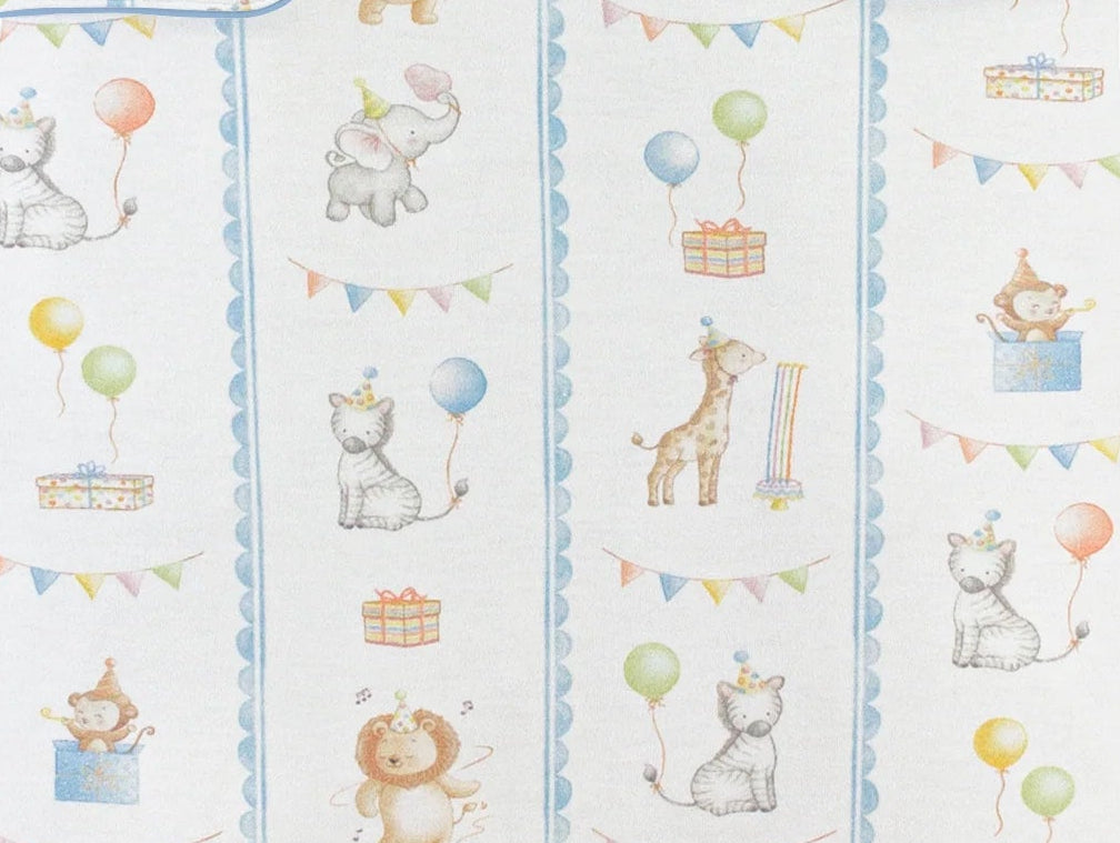 Baby Club Chic - Animal Party with Ruffle - Footie or Bib