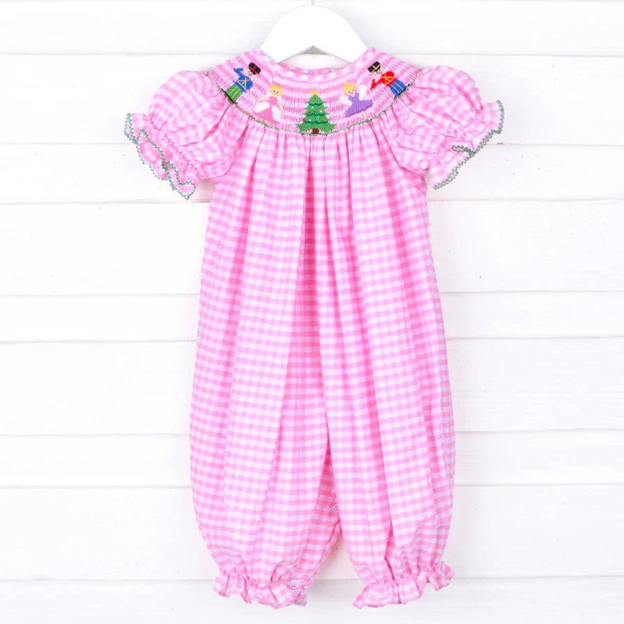 Smocked Nutcracker Long Bubble
