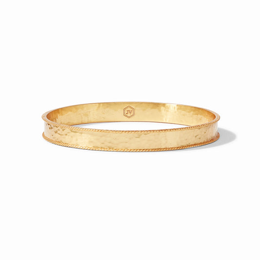 Julie Vos - Gold Bangle with Twisted Wire Detail