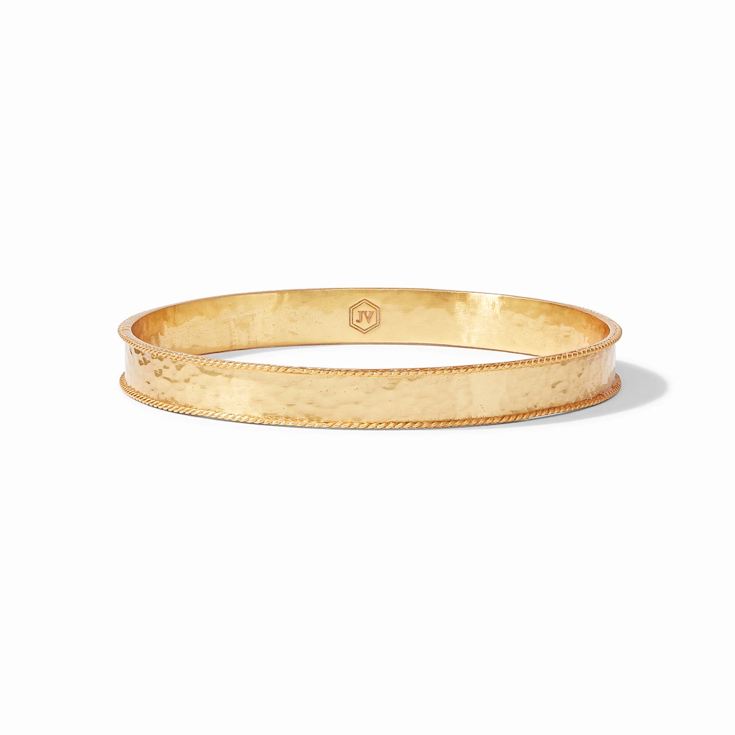 Julie Vos - Gold Bangle with Twisted Wire Detail