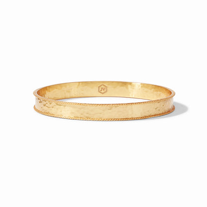 Julie Vos - Gold Bangle with Twisted Wire Detail
