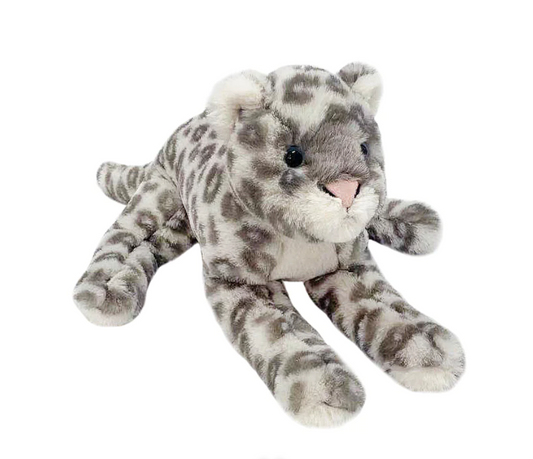 Gray Spotted Leopard Stuffed Animal