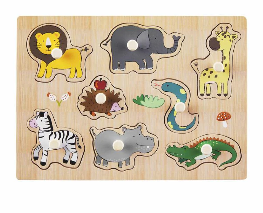 Zoo Animals Wooden Puzzle