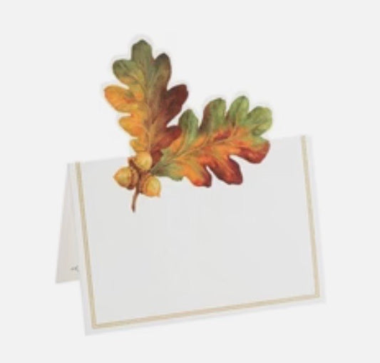 Acorn Leaf Place Cards