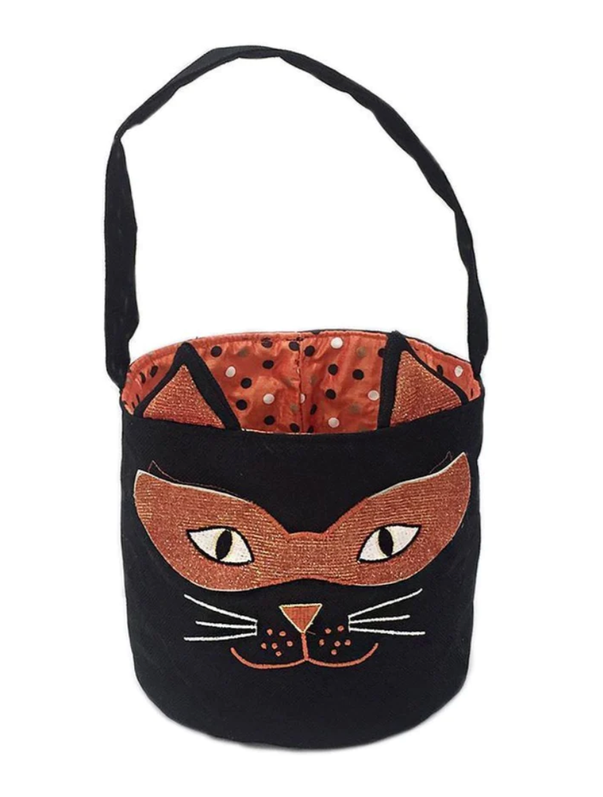 Black Cat Halloween Treat Bags