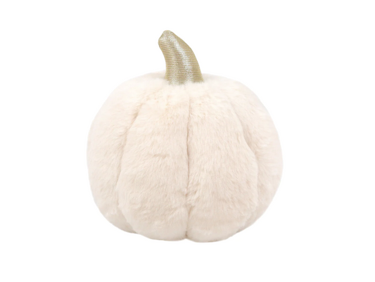 Mon Ami - White Plush Pumpkin