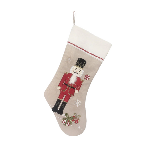 Red Nutcracker Stocking