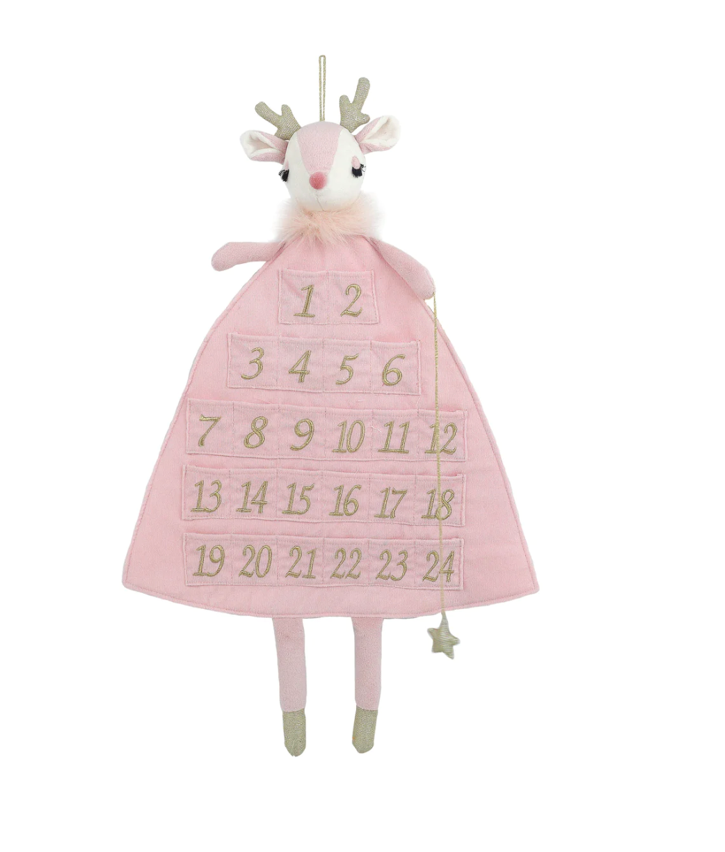 Pink Reindeer Advent Calendar