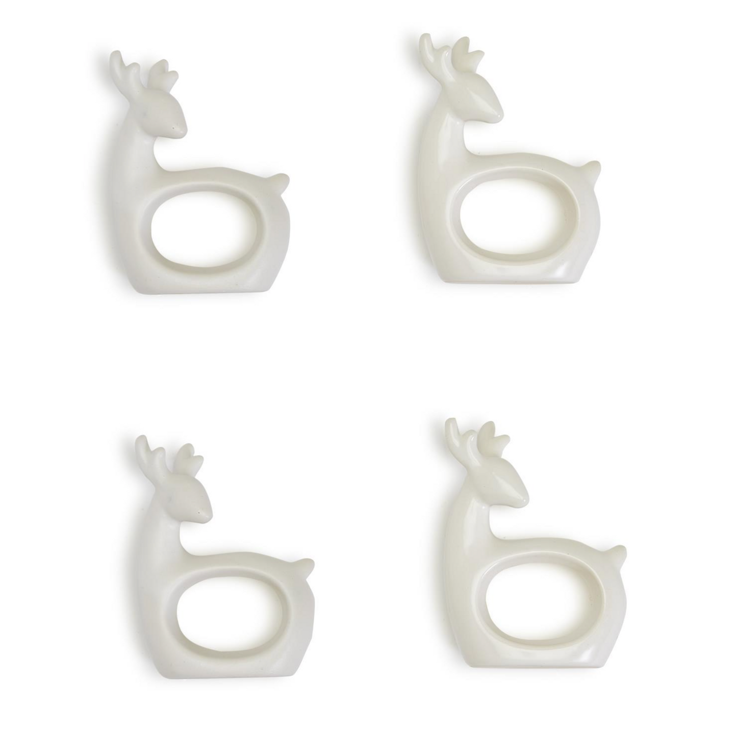 Reindeer Napkin Rings -  Set of 4