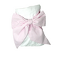 Seersucker Sash Baby Bow Swaddle  -  Blue or Pink