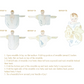 Seersucker Sash Baby Bow Swaddle  -  Blue or Pink